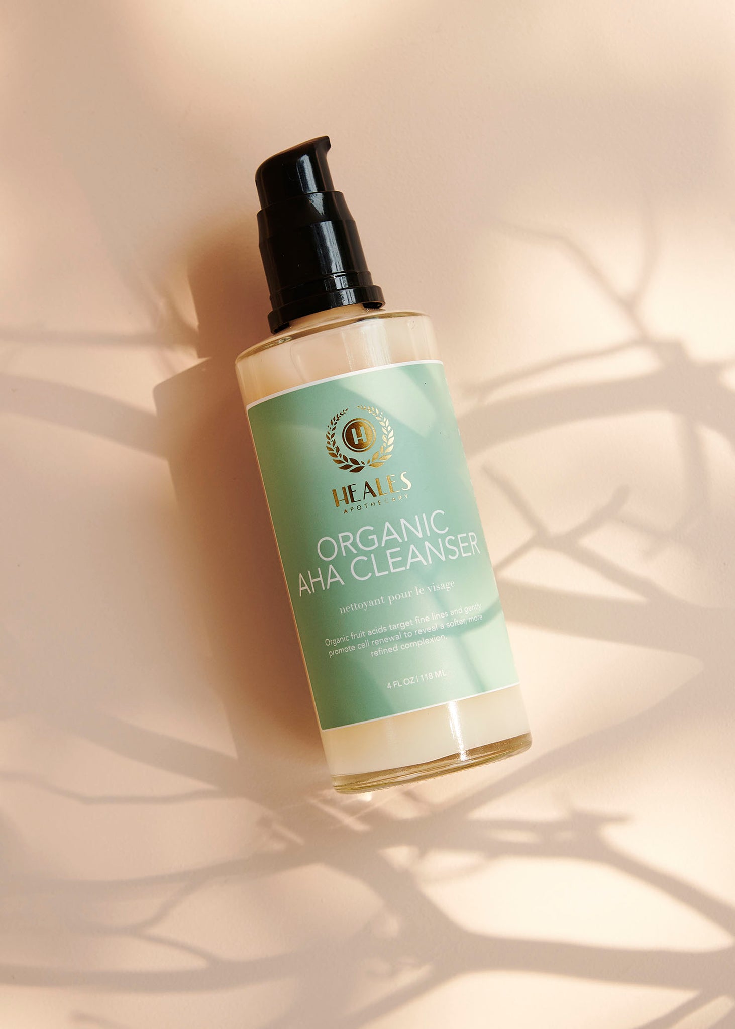 AHA organic cleanser from Heales Apothecary