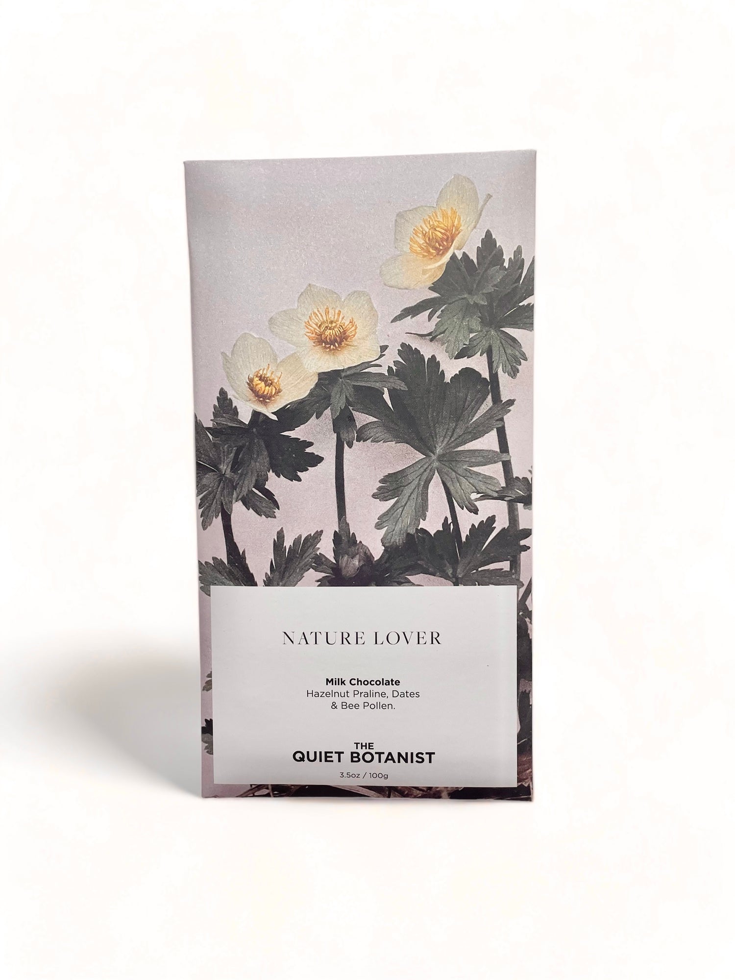 NATURE LOVER BAR - Milk Chocolate with Dates &amp; Bee Pollen