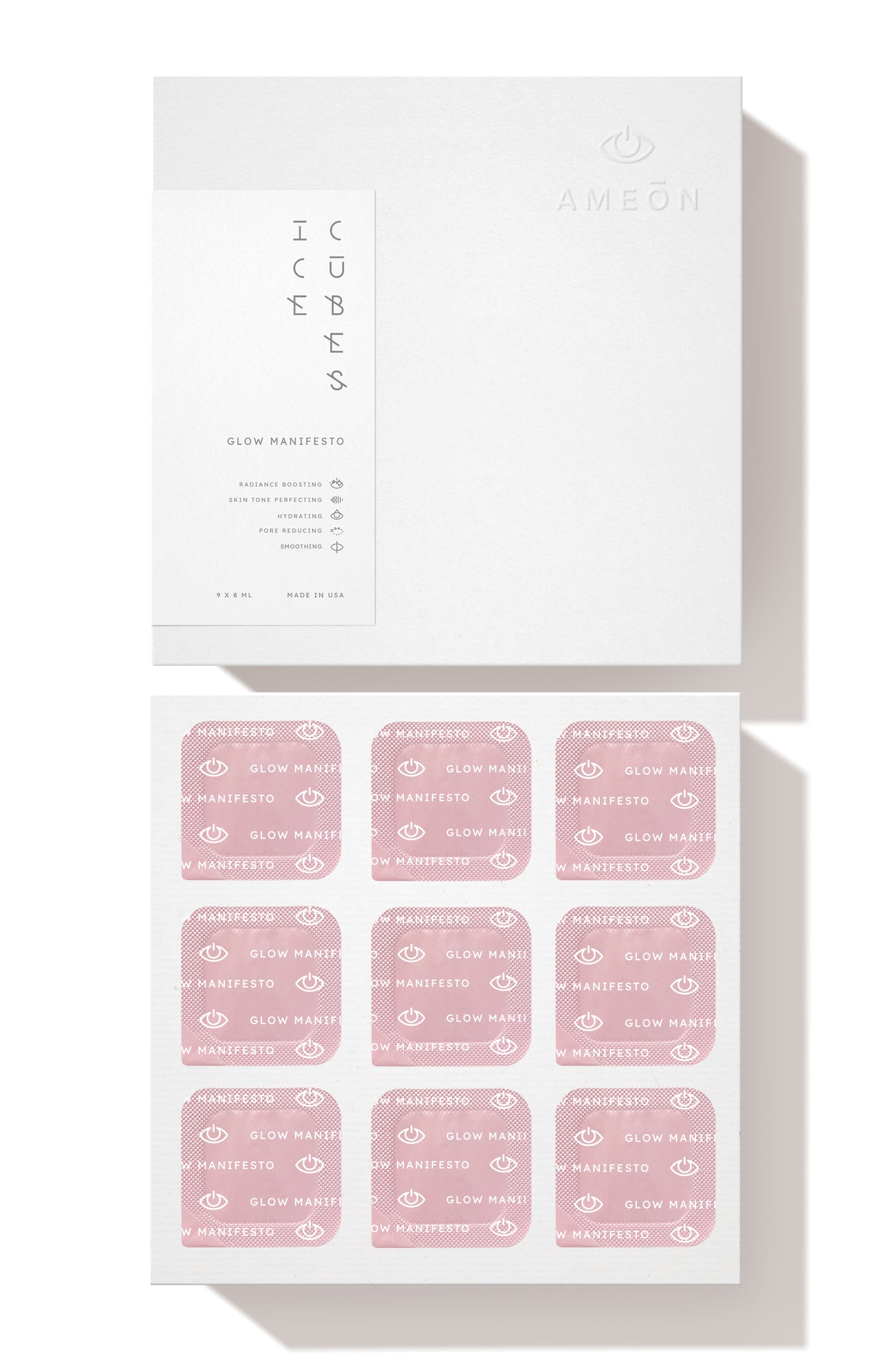 Frozen Essence: Glow Manifesto Ice Cubes