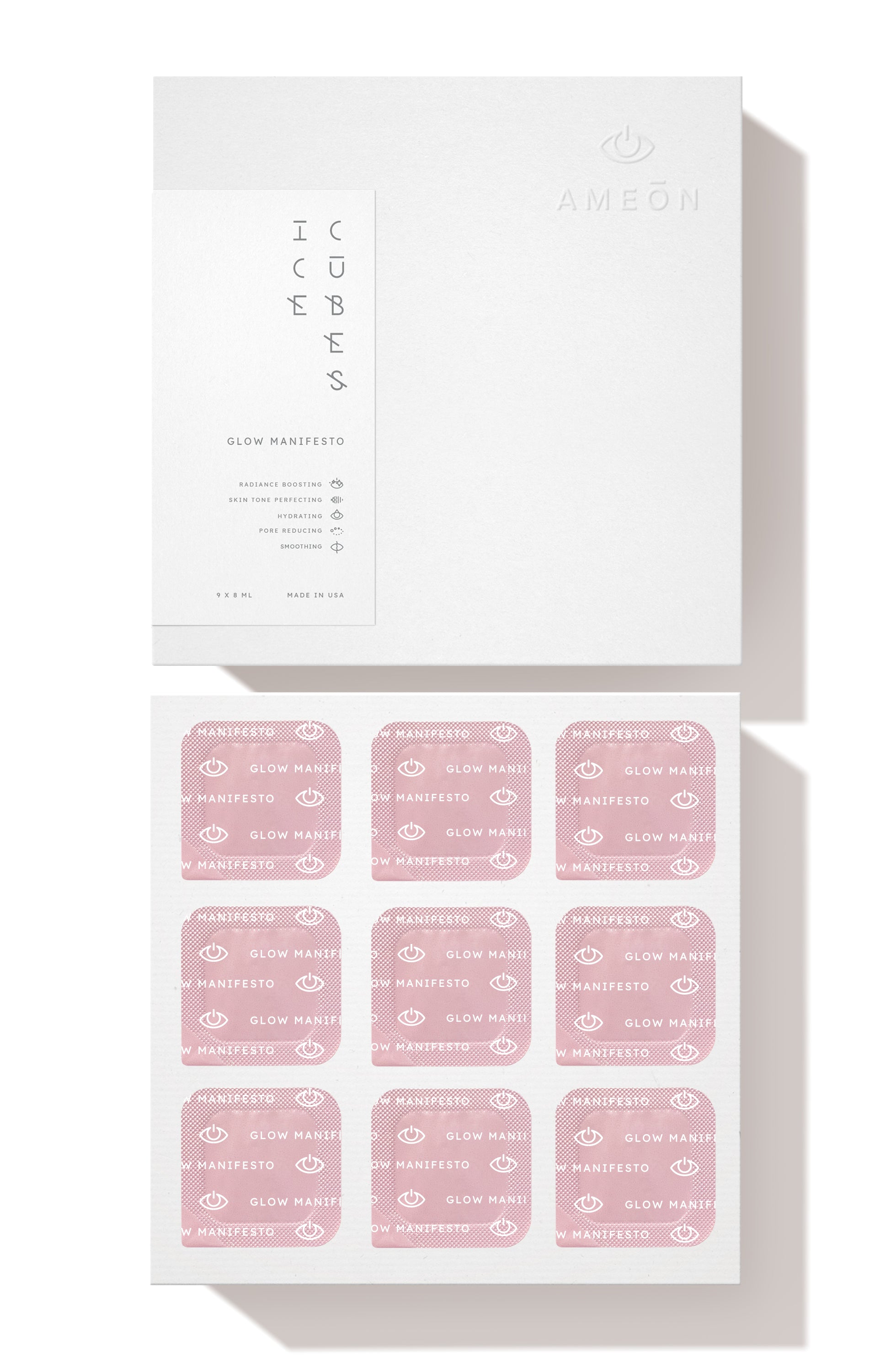 Frozen Essence: Glow Manifesto Ice Cubes