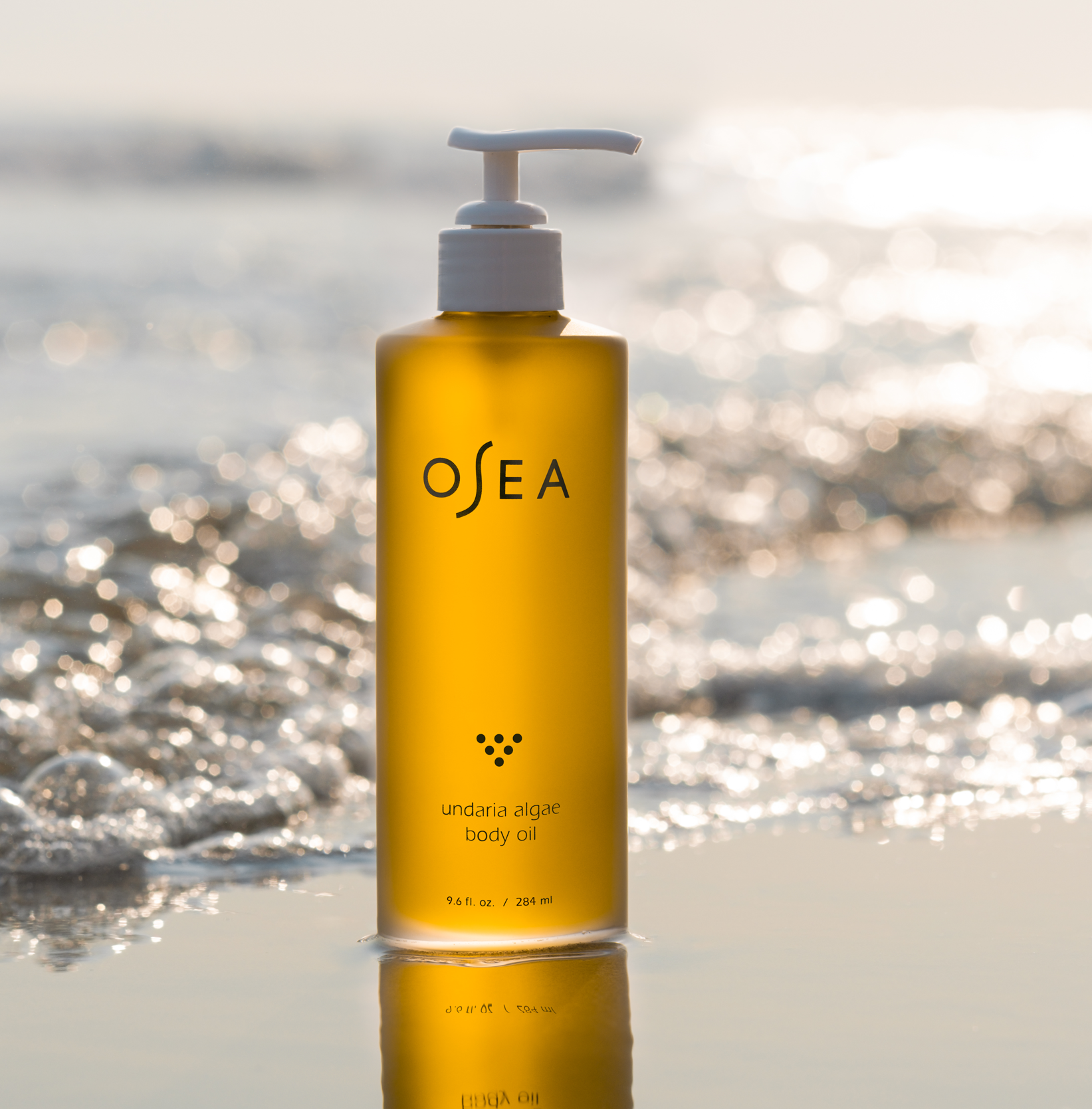 Bottle of Osea Undaria algae body oil