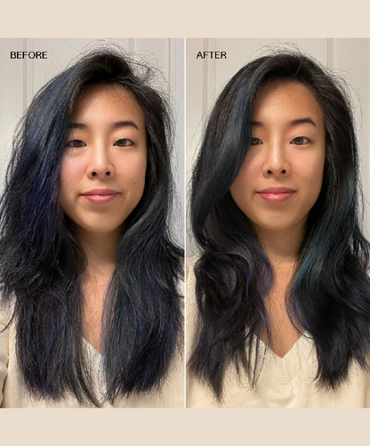 JVN air dry cream before after