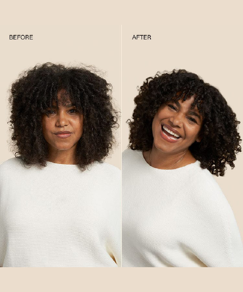 JVN nurture hydrating conditioner before after