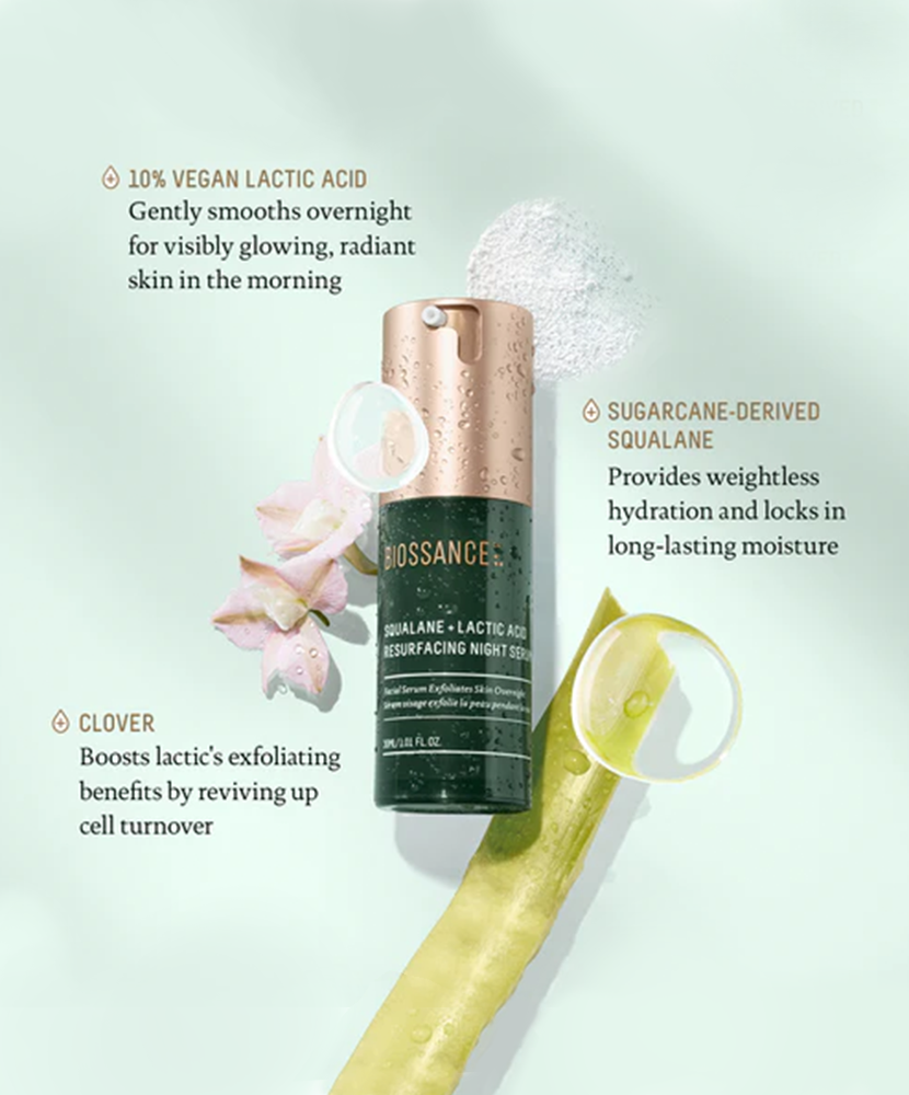 Biossance Lactic Acid Squalane Serum